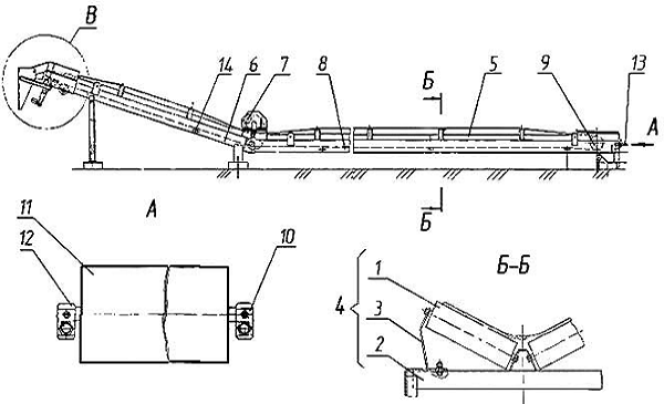 ДС-158 10.09.000 Конвейер (по запчастям)